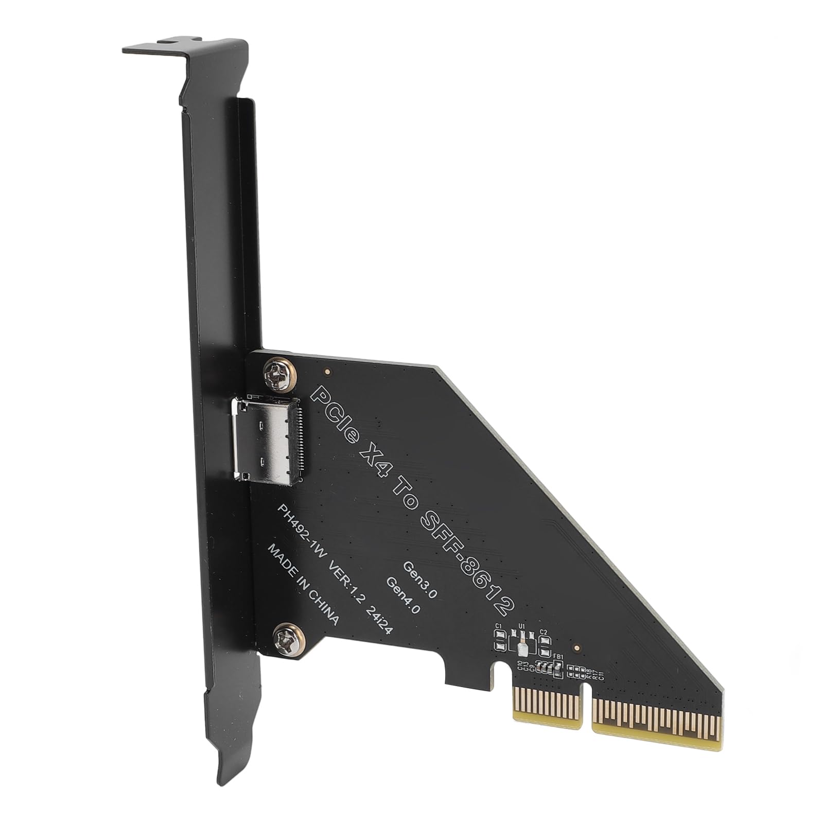 PCIE 4.0 X4 DO OCULINK SFF-8612 Adapter SFF-8611 Karta Graficzna Zewnętrzna NVME SSD EGPU, Zewnętrzna Karta Graficzna dla NVME SSD GPU EGPU
