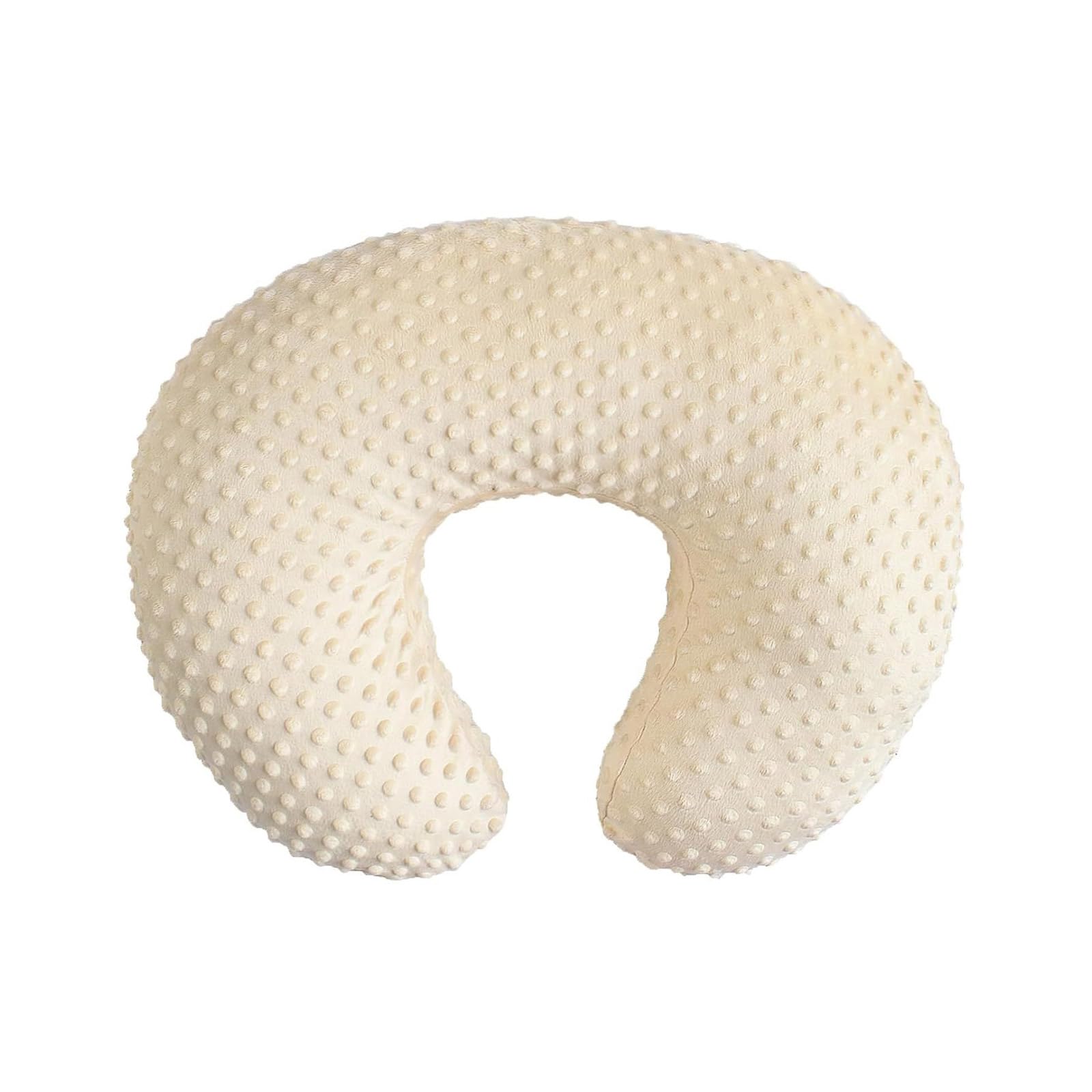 Kalttoy Men's Cream Infants Sleep Pillow Slipcover Soft And Breathable Pillow Sleeve Detachable Baby Breastfeeding Pillowcase Protector Feeding Cushion Sleeve