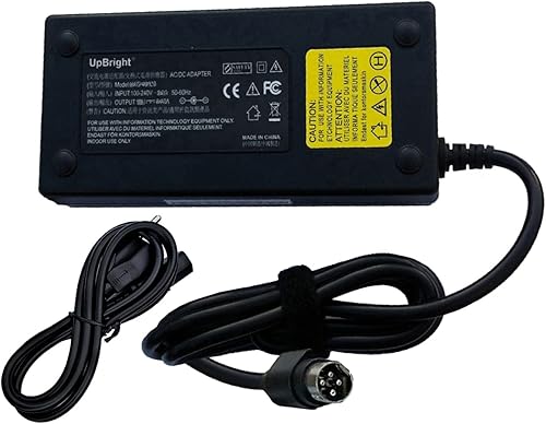 Miniatura 3 de UpBright Nuevo adaptador global de 4 pines ACDC compatible con GE Logiq V2V1 sistema de ultrasonido portátil U80321-2 LI-Lon 144VDC 41Ah 59Wh