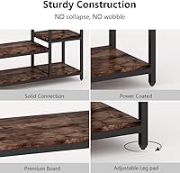 Vista 6 de LITTLE TREE Perchero de Ropa de Madera Independiente para Armario, Perchero de Prendas Resistente con Estantes, Percheros Colgantes para Ropa