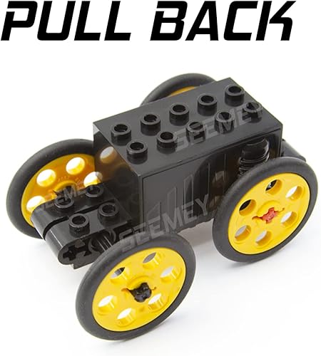Miniatura 7 de Juego de pasadores-engranajes-ejes compatible con piezas Lego-Technic-Parts, motor de tracción compatible con 47715c01