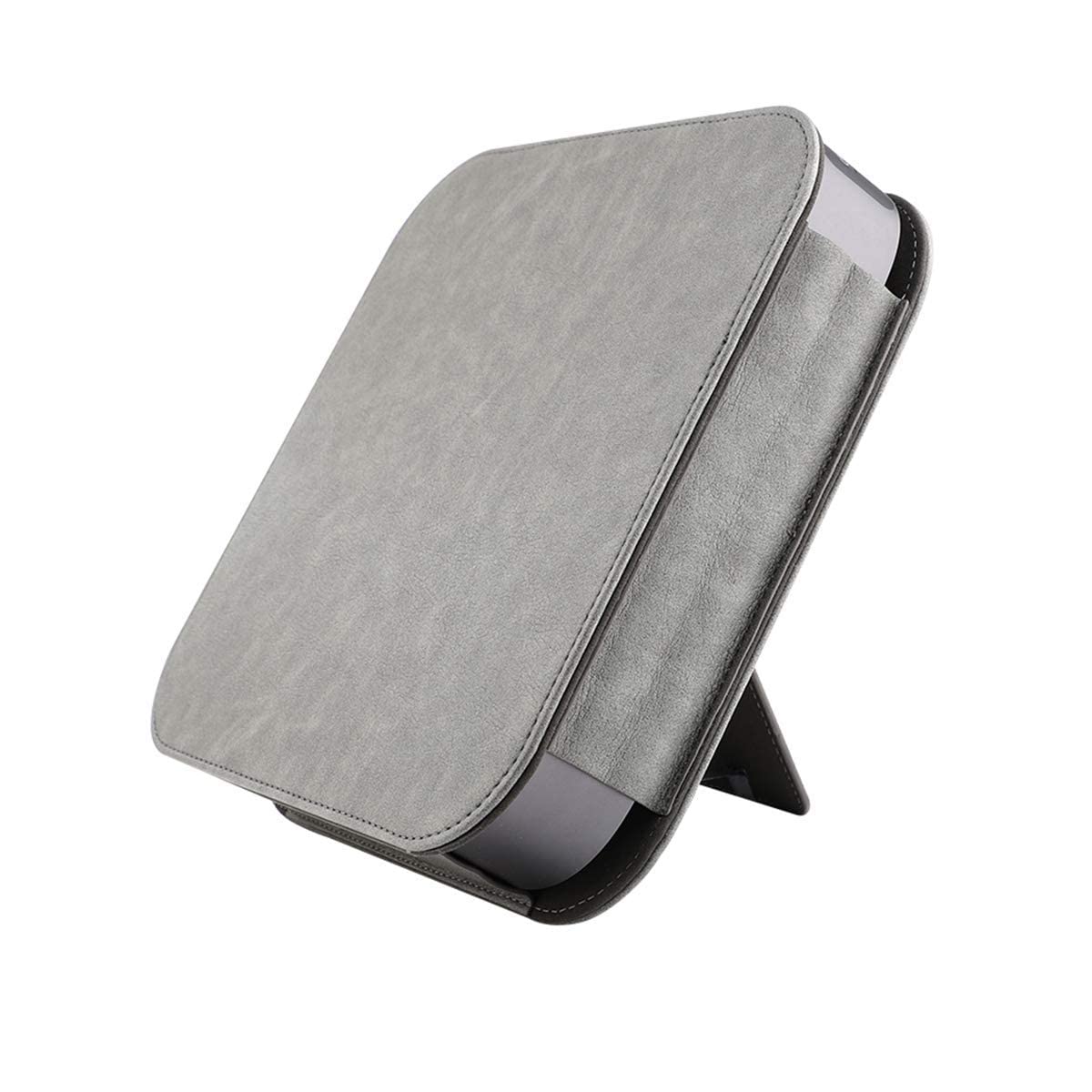 Oaky Mac Mini Case Compatible with Mac Mini M2, M2 Pro 2023 [ Shock Absorbent ] Pouches PU Leather Kickstand Wallet Cover Durable Protect Flip Case for Apple Mac Mini Cover - Grey (B0BTXMV396) Amazon Price History, Amazon Price Tracker