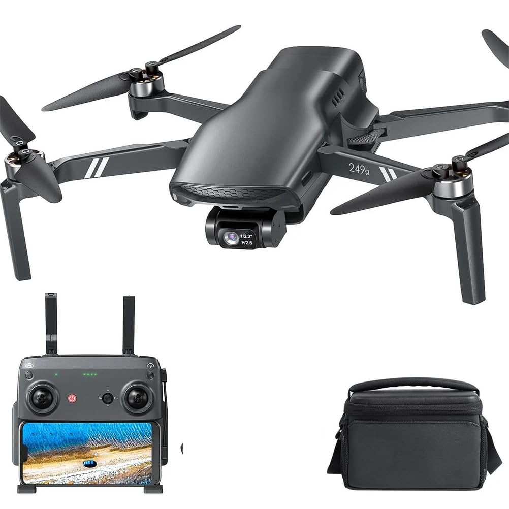 Dual battery,HS900 GPS Drone 249g Kamera 4K Bezszczotkowy 3-osiowy gimbal 48MP Zasięg 20000 stóp Inteligentne śledzenie mnie Fotografia lotnicza na świeżym powietrzu