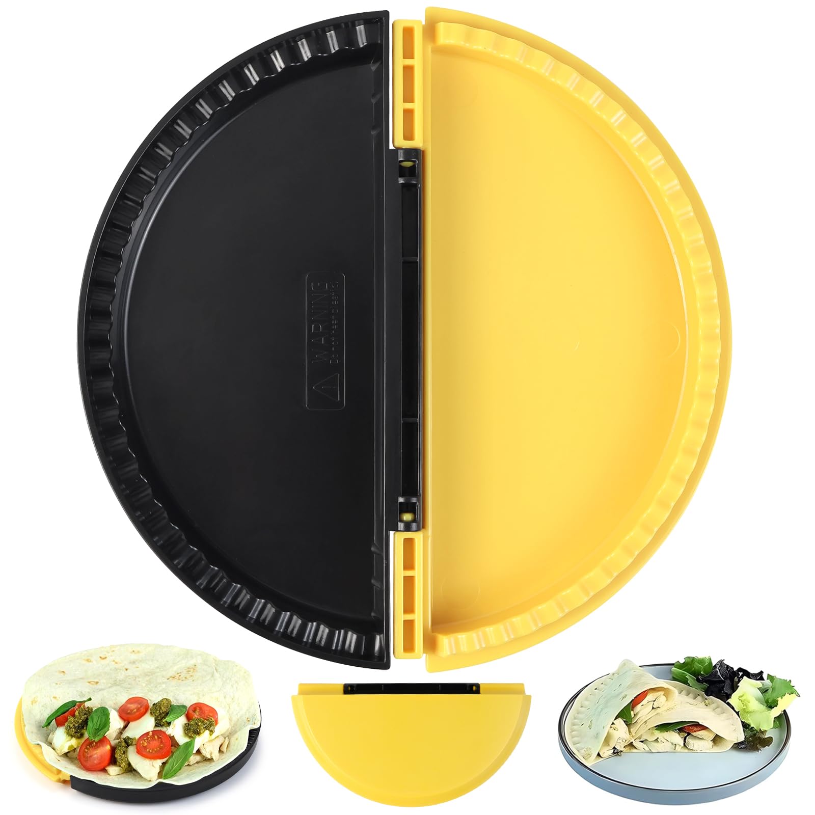 Macchina per Gnocchi Stampo per Ravioli Grandi Ø 19,5 Facile da Pulire Senza BPA Riutilizzabile per Gnocchi Pasta Pasticcini Burrito Tortilla di Mais