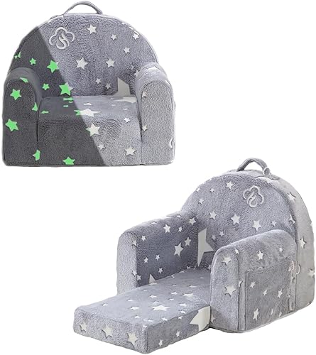 Silla para bebés cómoda, sofá para bebés abatible, silla para niños 2 en 1, sofá para niños abatible, sofá convertible para bebés, silla de lectura
