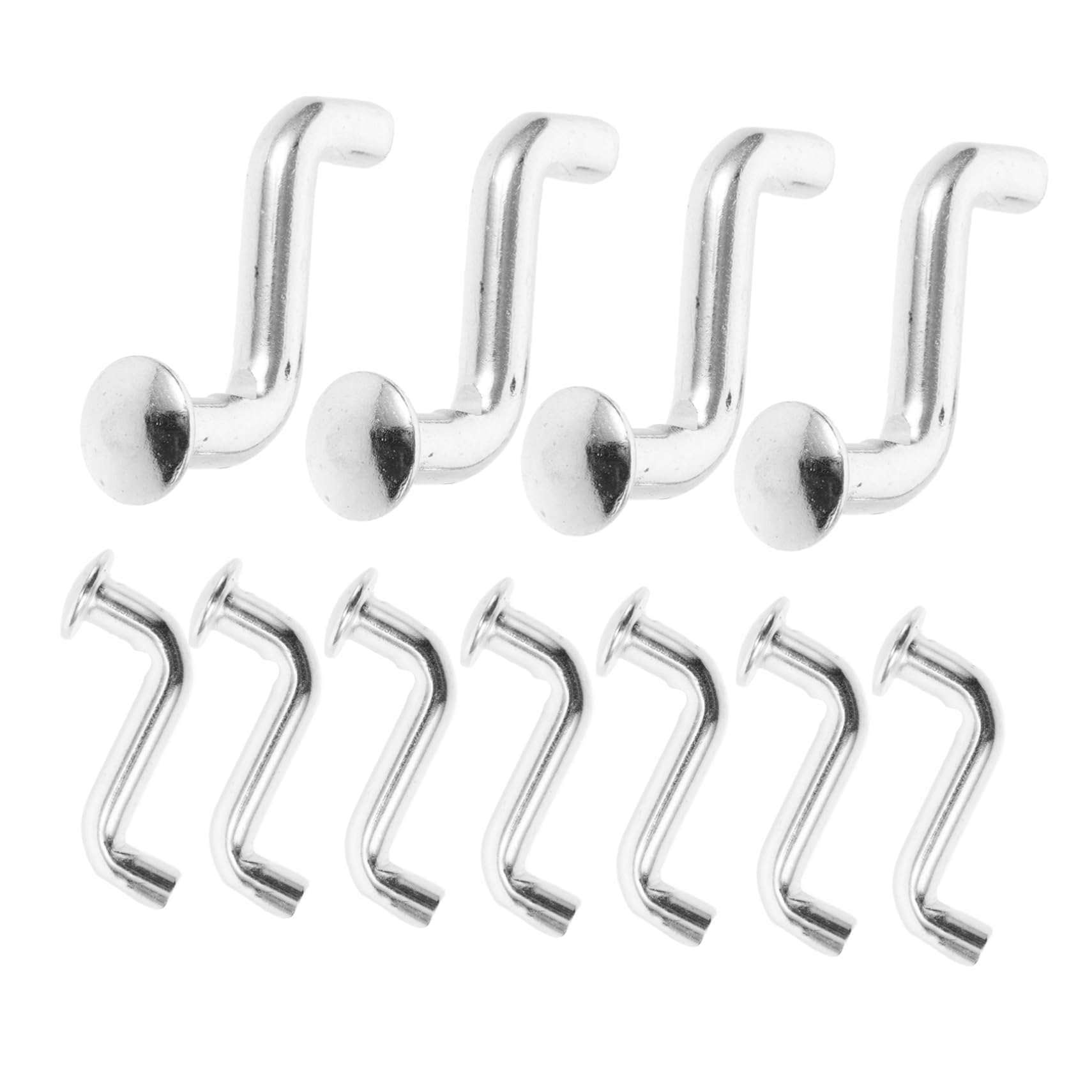 OSOLADY 7mm S-Type Heavy Duty Pallet Racking Safety Pin 50pcs j Bolt Easy Installation for Pallet Racking