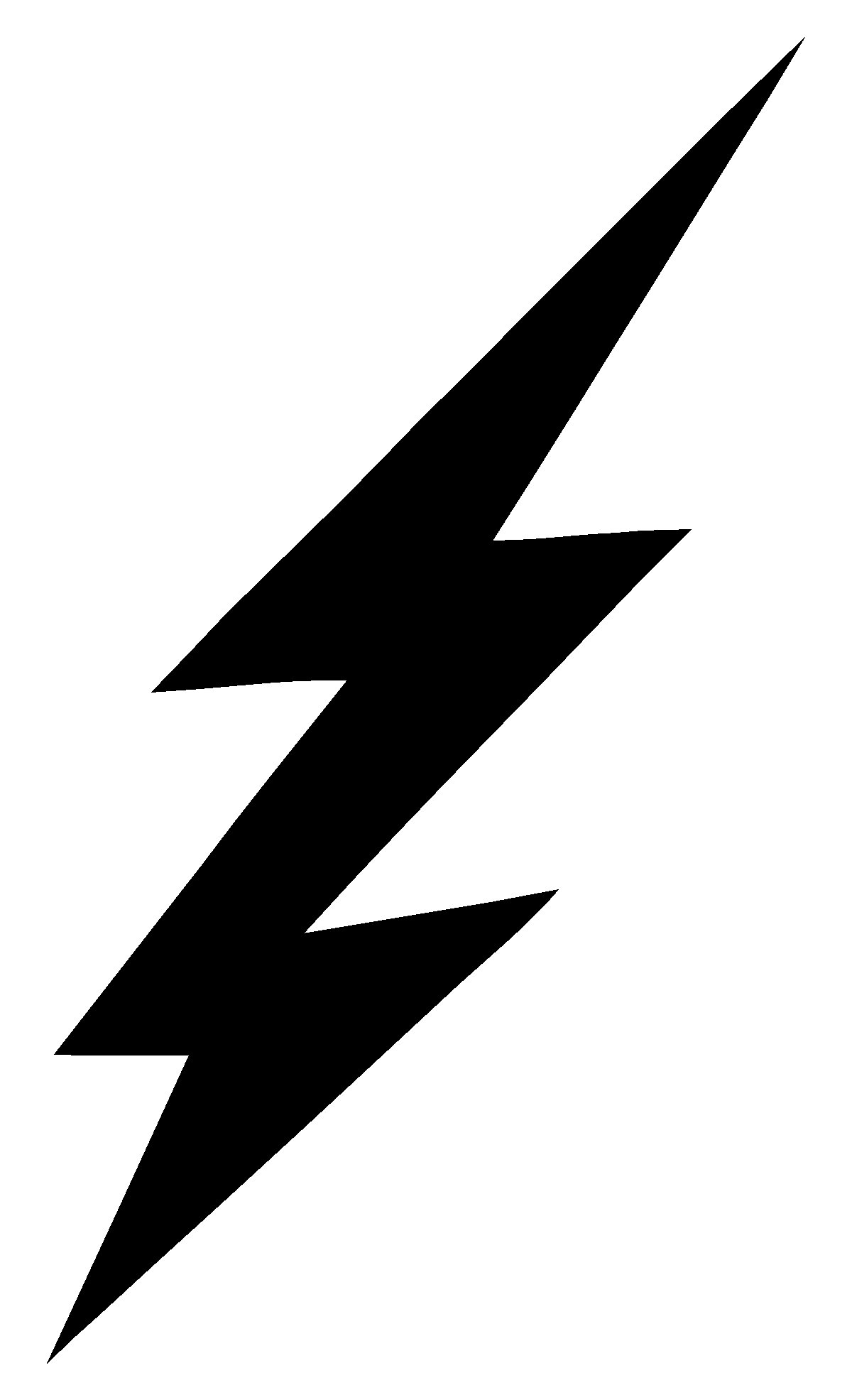 Amazon.com: SassyStickers Lightning Bolt Black Sticker Decal 4X4