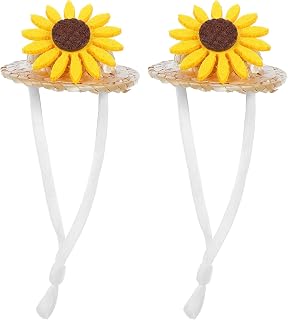 TEHAUX 2pcs Mini Hamster Hats, Pet Hats with Adjustable Elastic Strap | Snake Hamster Lizard Guinea Pig Knitted Hats, Funny Tiny Hat for Chicken Parrot Bird Lizard