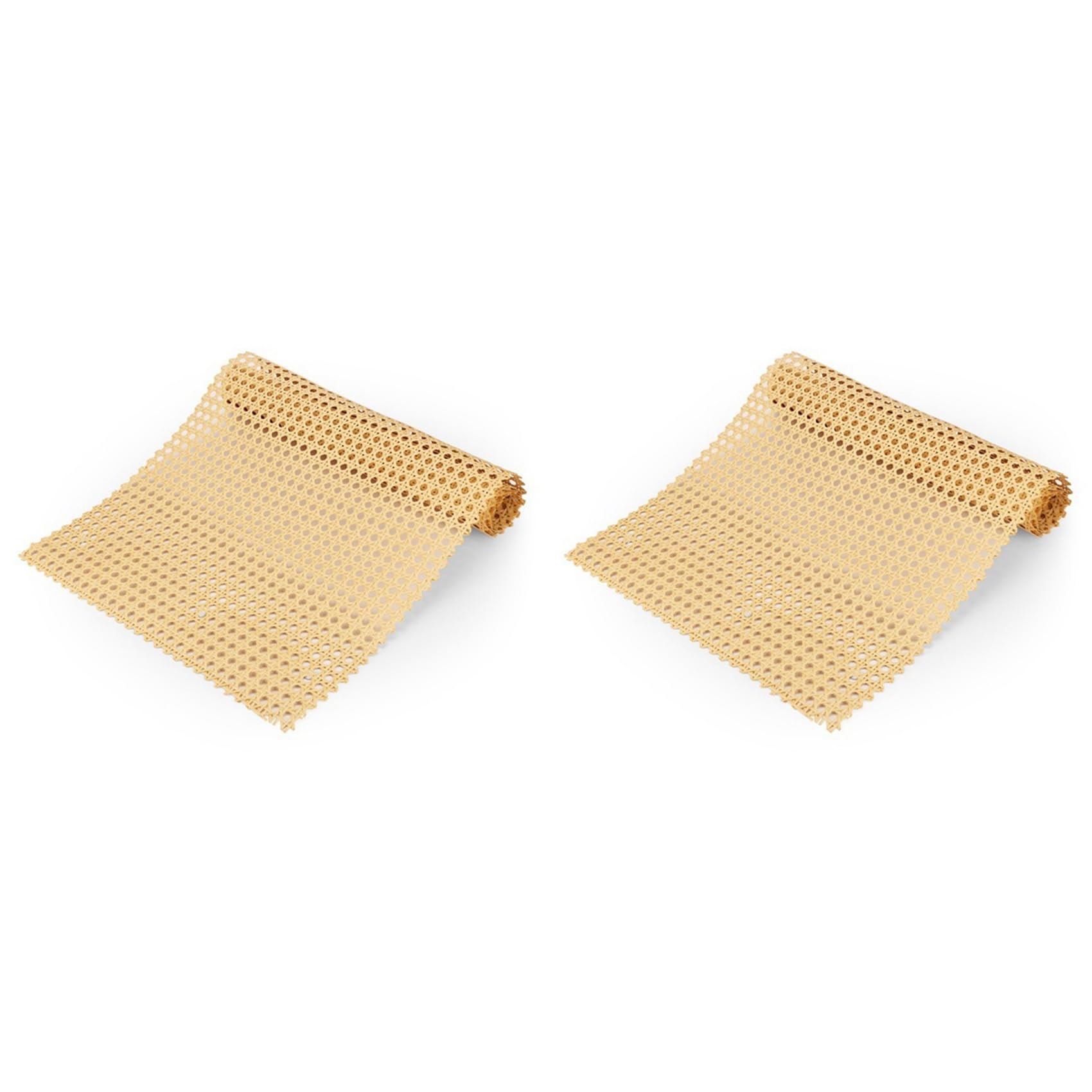 Vjsujehgy 2X Cane Webbing Rattan Roll, Viennese Wicker, Natural Rattan Wicker Furniture for Craft Projects,DIY Chair Cabinet