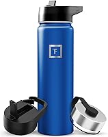 Vista 34 de IRON °FLASK Frasco de hidratación para acampar y senderismo con boquilla, botella de agua deportiva de acero inoxidable con aislamiento de boca