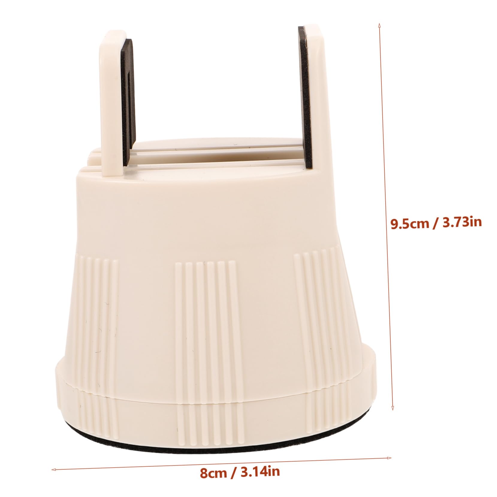 Mikikit Adjustable Heavy-Duty Furniture Risers for Enhanced Stability Bed Table and Chair Elevators for Ergonomic Comfort Versatile Support for Home and Dorm Use