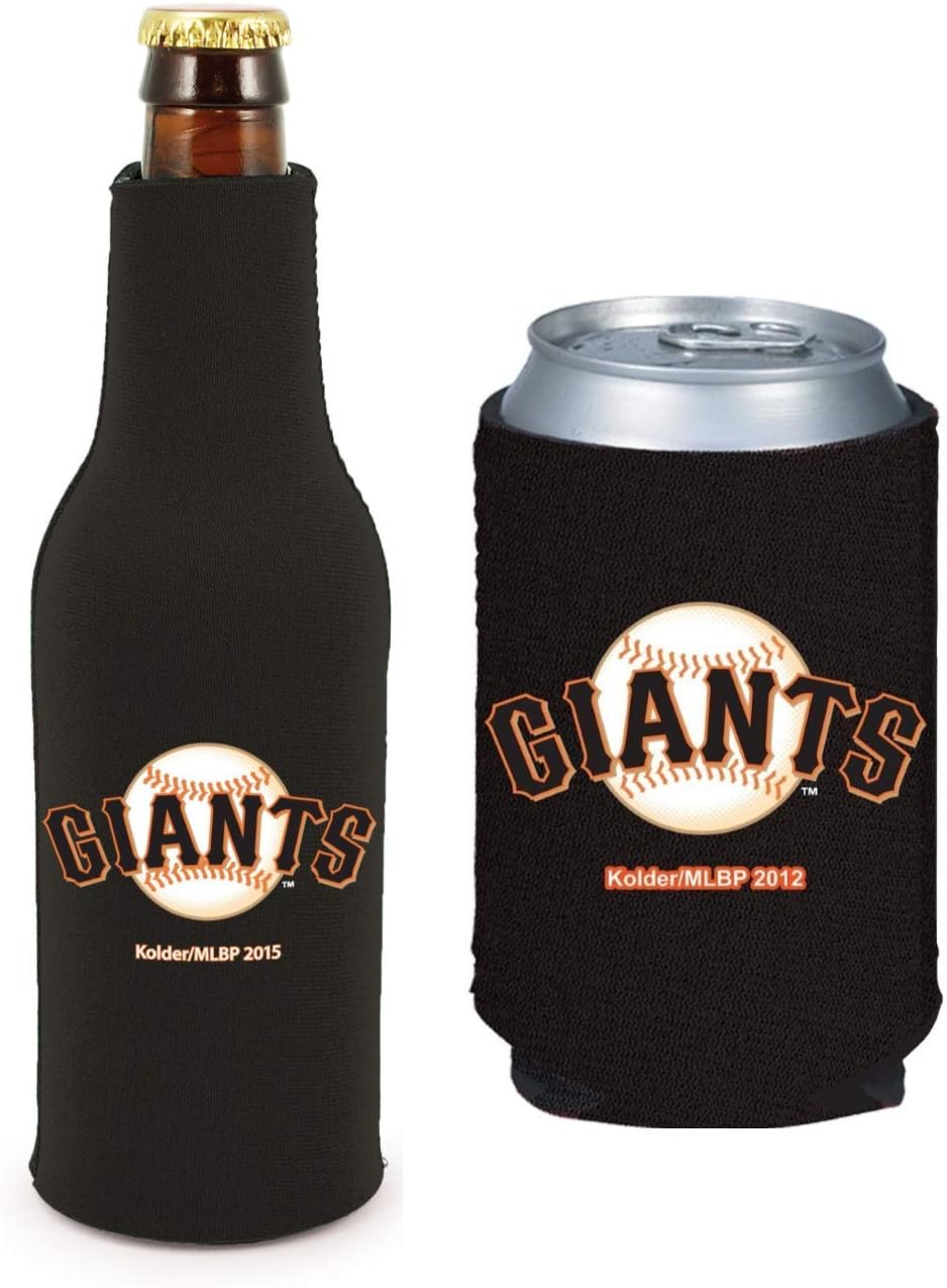 MLB Baseball Can & Bottle Holder Insulator Beverage Cooler