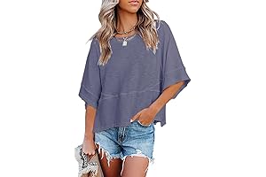 Sovelen Women's Summer Cute Casual Cotton Blouses