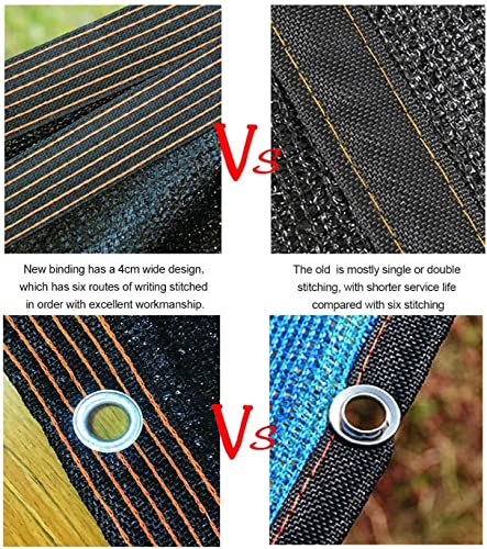 Kopada 40% Black Shade Cloth For Garden Plants Greenhouse 6.5 X 10 Ft Mesh Tarp With Grommets, Shading Breathable Ventilation Plant Shade #TOP3