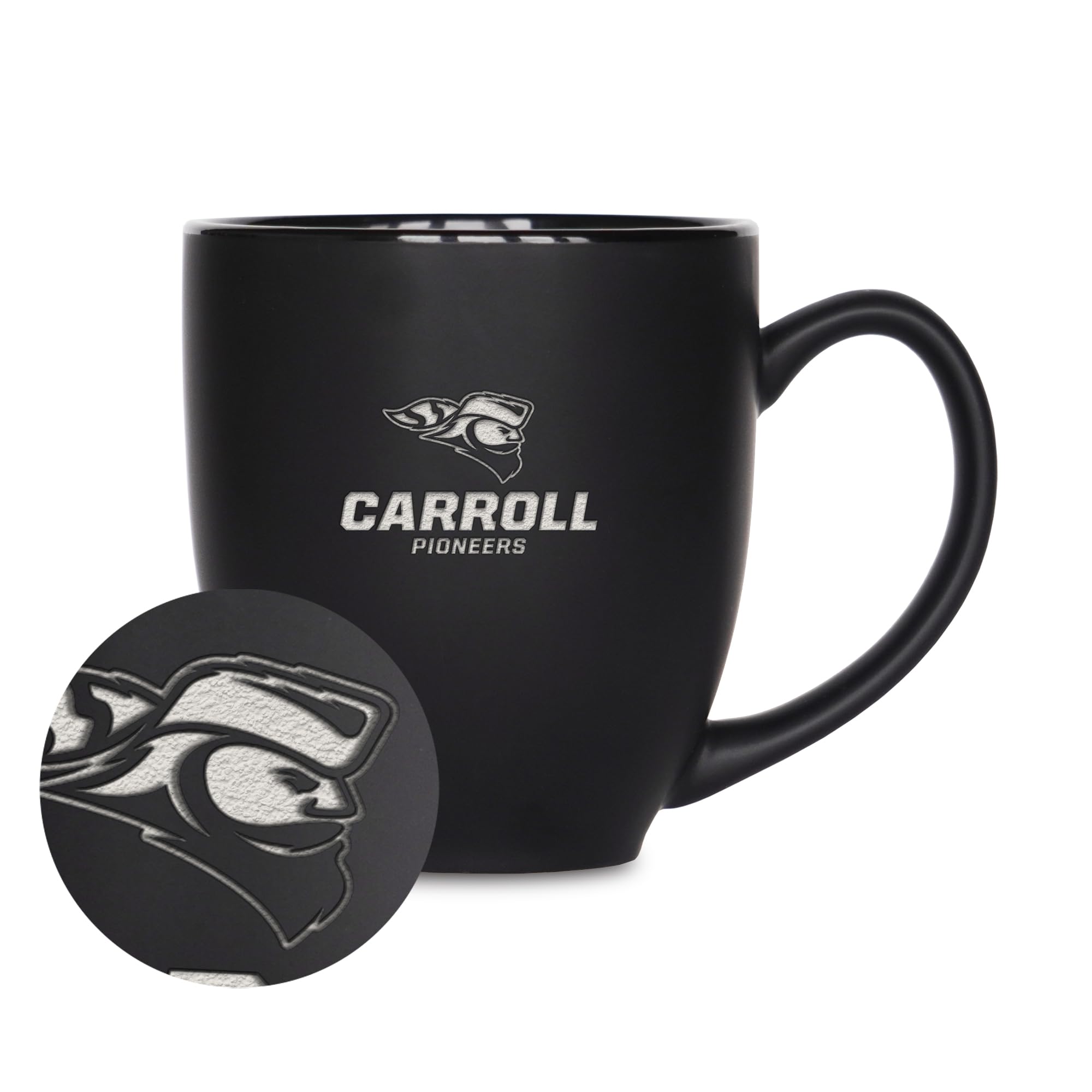 Mug Carroll University en céramique mate pour vos boissons chaudes au bureau