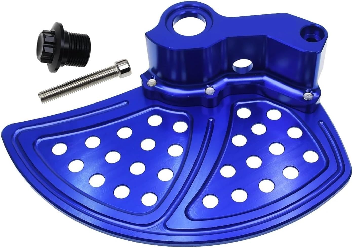 CNC Front Rear Brake Disc Guard Protector 2016-2023 Compatible with EXC EXCF SX SXF XC XCF XCW TPI Six Days 125 150 250 300 350 450 500(Front Blue)