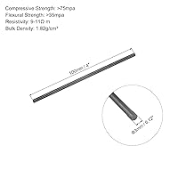 Vista 2 de Barra de grafito para remover PATIKIL, paquete de 5, 100x3mm, color negro