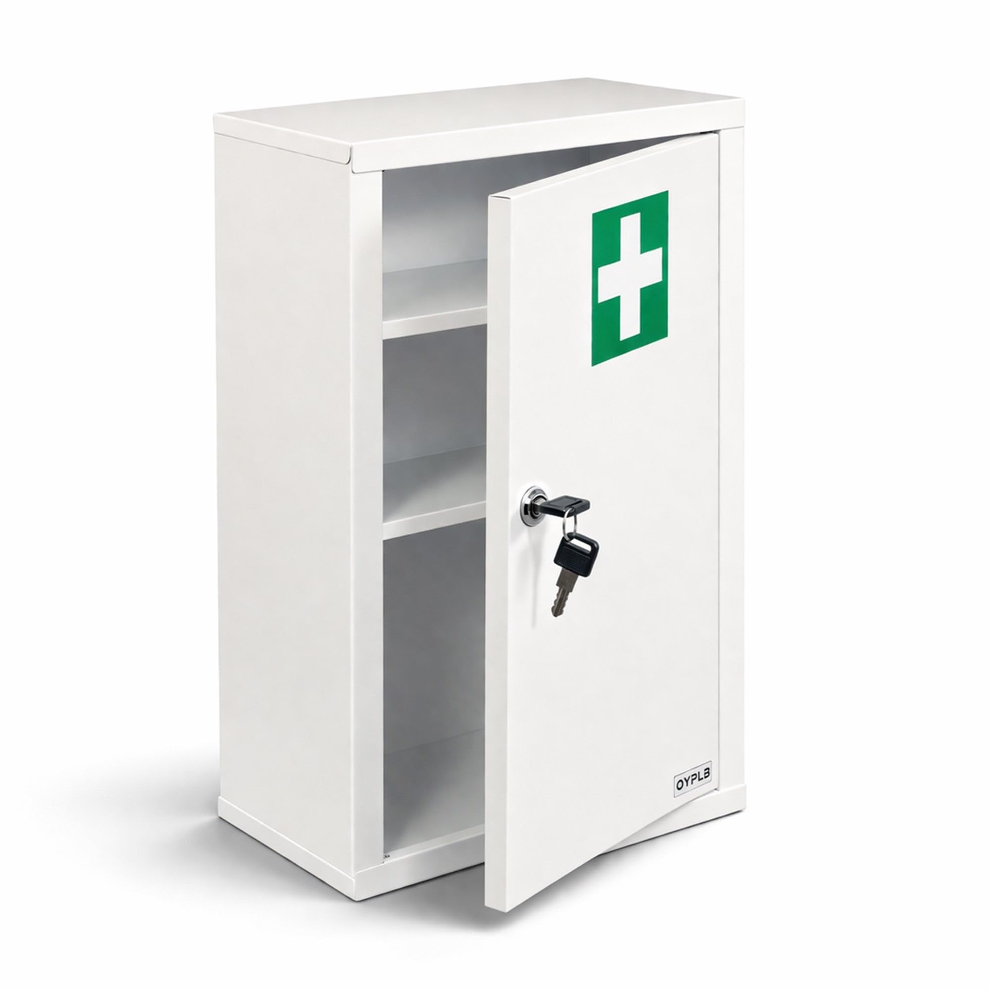 Oypla Wall Mounted Metal First Aid Medicine Medical Cabinet Locker