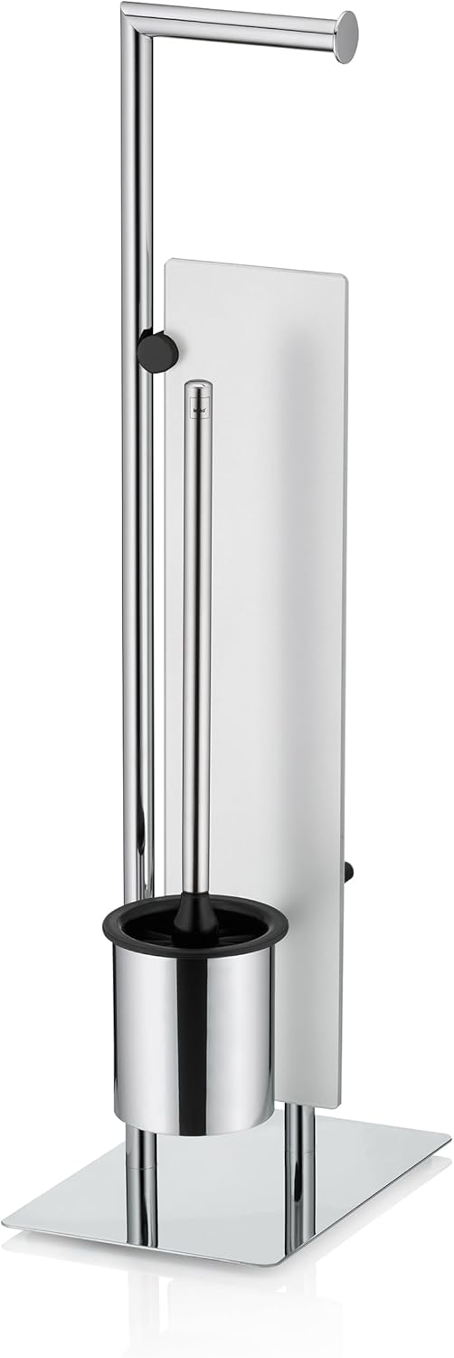 Kela Style 22494 Toilet Brush and Toilet Paper Holder Stand