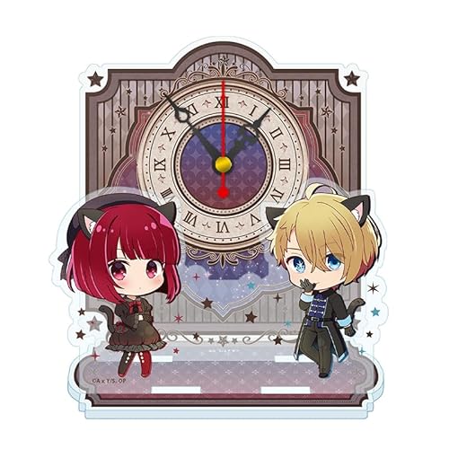 【推しの子】 アクア&有馬かな ぷちちょこミニアクリル置時計 黒ドレス