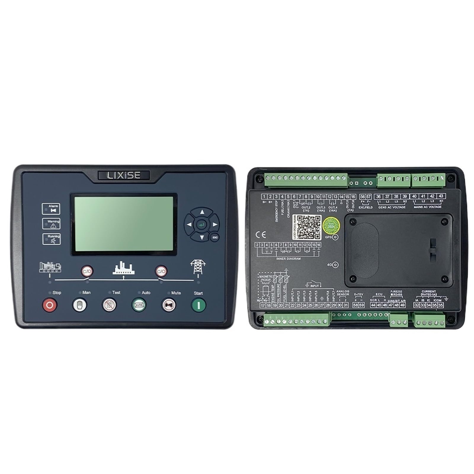 ZXAOMMBEA LXC6110N LXC6120N Diesel generator set controller Auto Start Control Module Panel