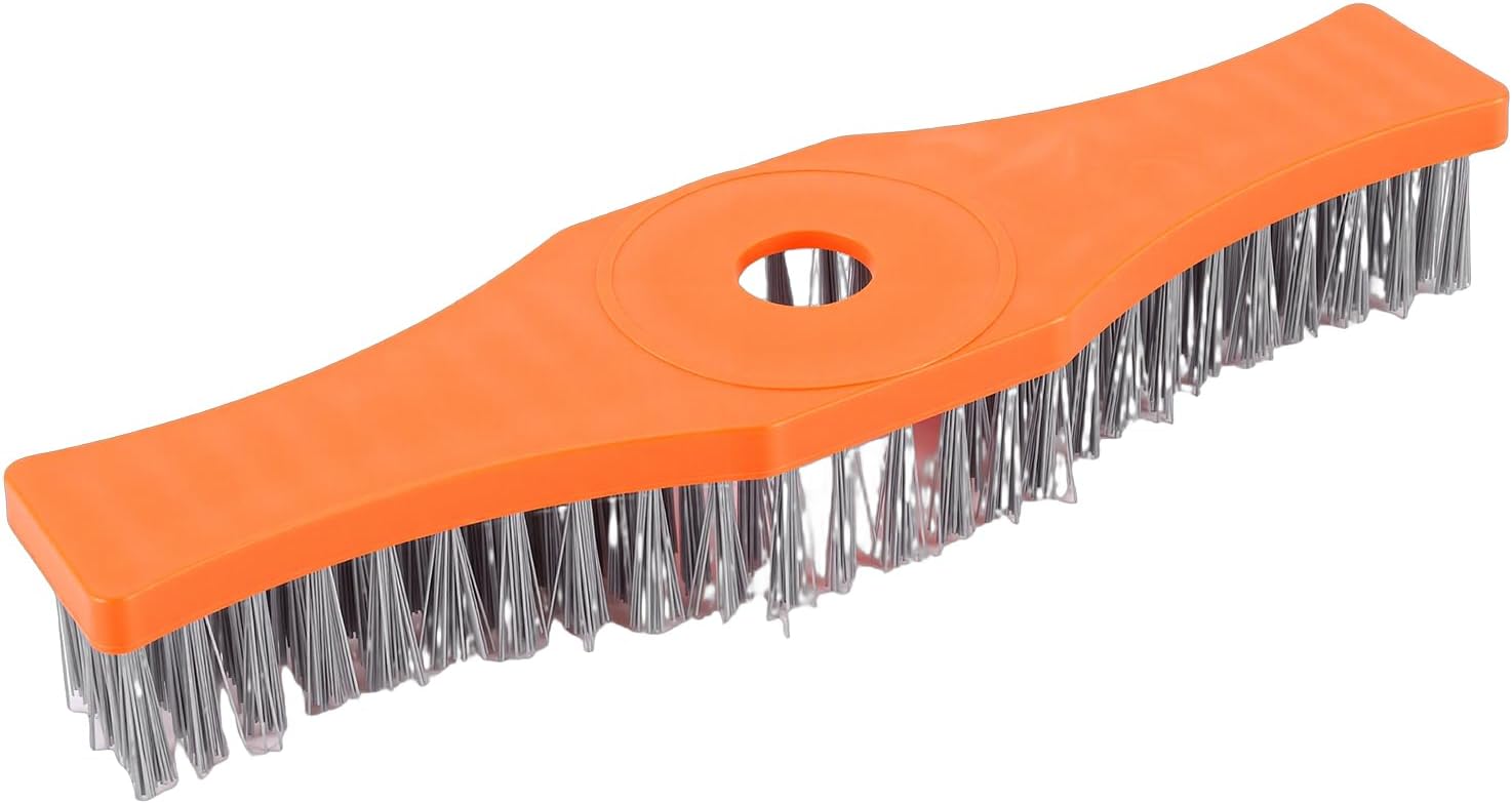 EBTOOLS Nylon Cleaning Brush for Lawn Mower, Heavy Duty Scrub