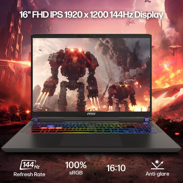 Image of msi Vector 16 inch Gaming Laptop 2026,Core Ultra 7 255HX,GeForce RTX 5070 Ti