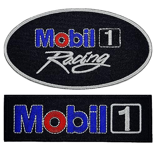 Patch Force Mobil 1 Motorsport Oil Racing Patch - 2pc