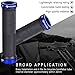 TOPCABIN Double Lock on Locking Bicycle Handlebar Grips Cycle Bicycle Mountain Bike BMX Floding (a Pair) Blue Gold Red (Blue (a Pair))