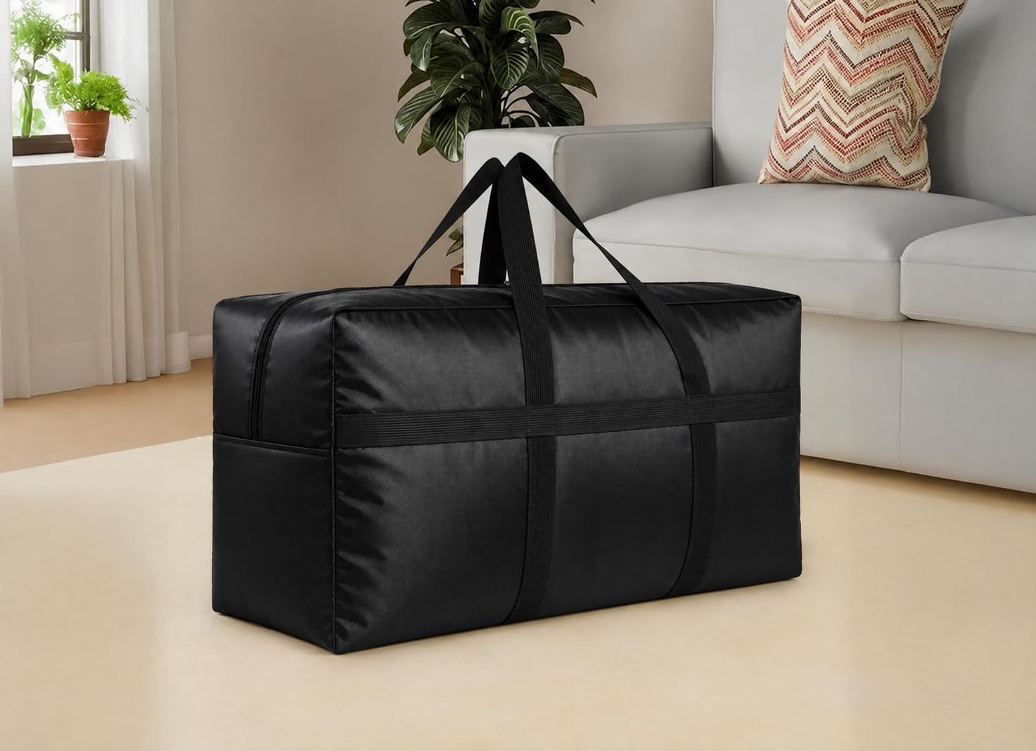 DoYiKe Bardzo duża torba do przechowywania, torba podróżna, Czarny, medium - 31.5"l x 11.8"w x 16.5"h, Podróże