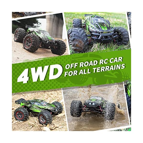 Hosim Ferngesteuertes Auto 1:12 RC Offroad Drift Truck Elektronisches Hobby LKW Spielzeug Geschenke für Erwachsene und Kinder(9156 Grün) – Bild 4