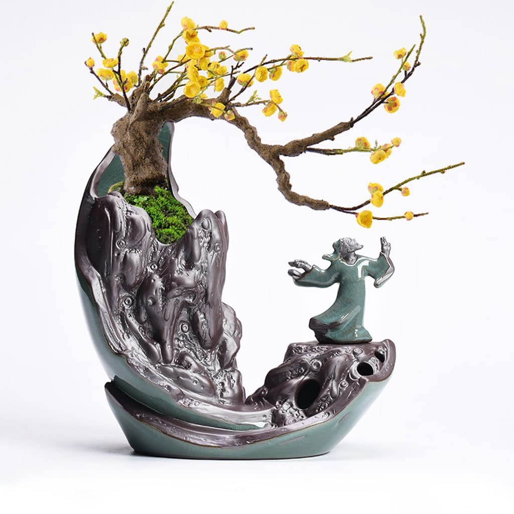Doniczki ceramiczne Doniczki do kwiatów Aranżacja krajobrazu Kreatywne doniczki do bonsai Zen Home Dekoracje kwiatowe Dekoracje wnętrz Doniczki do kwiatów Doniczki d,B-M