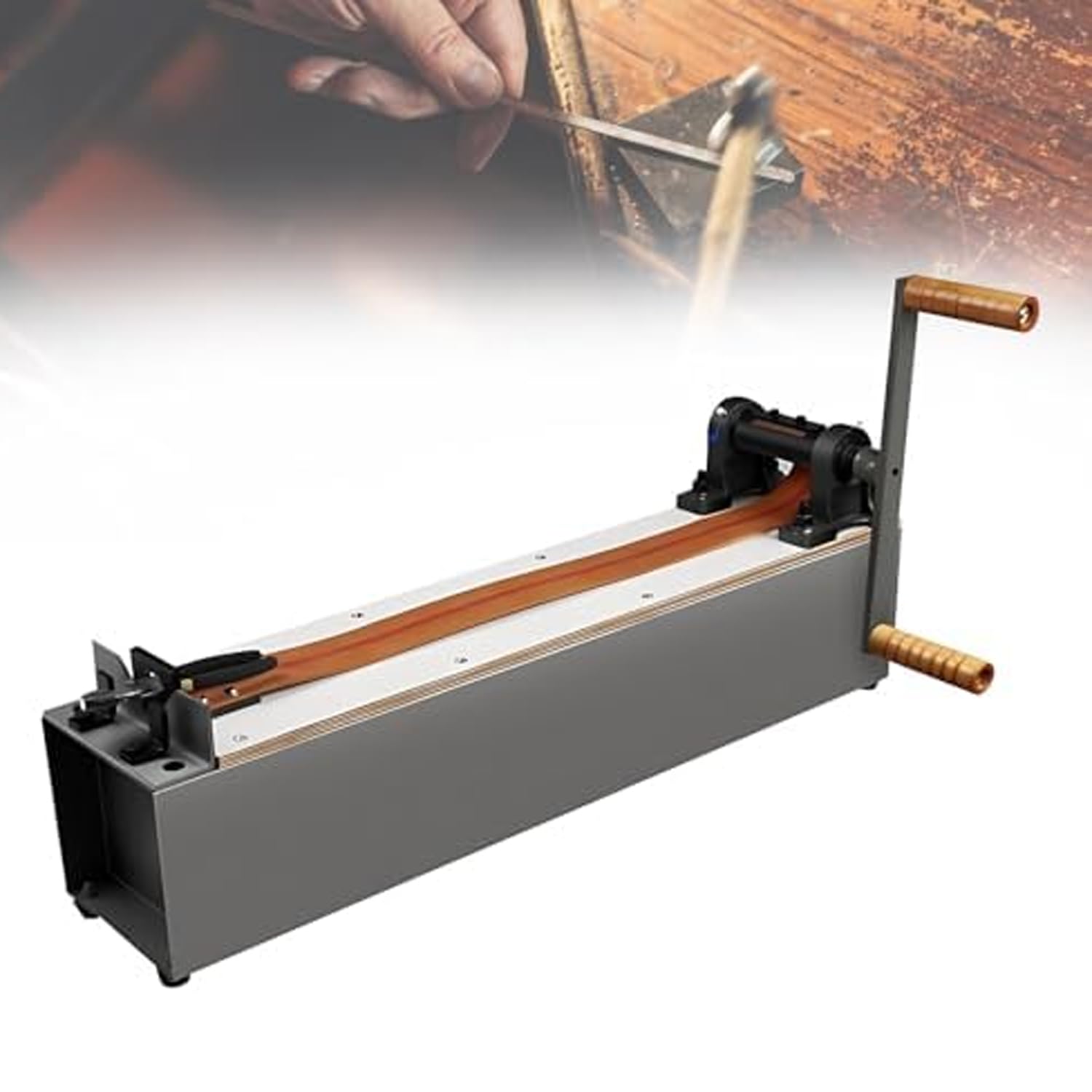 YXYLJOZ Manual Bench Wire Pulling Machine, Jewelry Wire Drawing Tool with Removable Dual Handle, DIY Jewelry Making Equipment for Easy Production