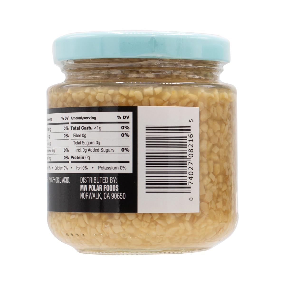 Mama Fresca Minced Garlic in Water 8oz Jar (Pack of 1)