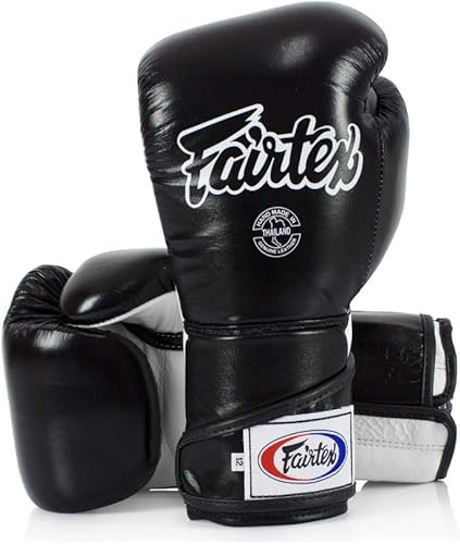 Fairtex Guantes angulares BGV6 construcción de cuero sintético de alta calidad  Diseño único, pulgar bloqueado  Acolchado multicapa  Ideal para