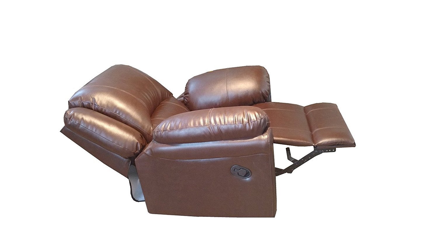 Innovate Recliner & Sofa Rocking and Rotating Chair (Solid Wood, Brown)