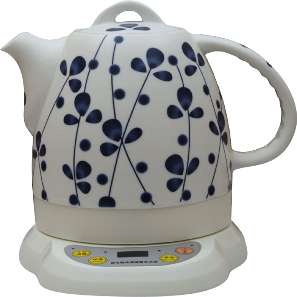 XLSHUAI High Quality Electric Kitchen Tea Kettle with Beautiful Flower Design