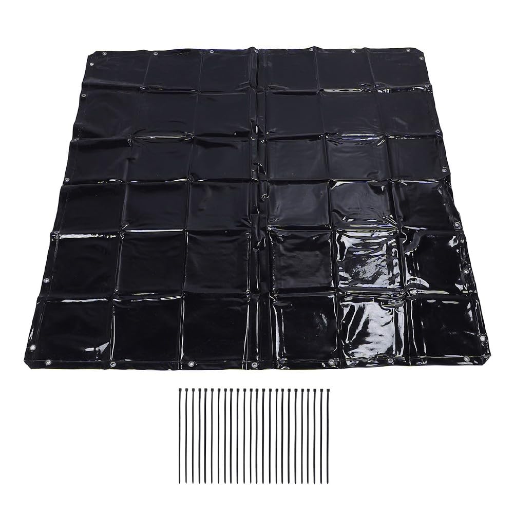 174 x 174 pour m écran de soudure résistant aux UV et aux flammes, filtre optique classe 6, rideau de soudure en polyéthylène vert foncé avec points de suspension renforcés