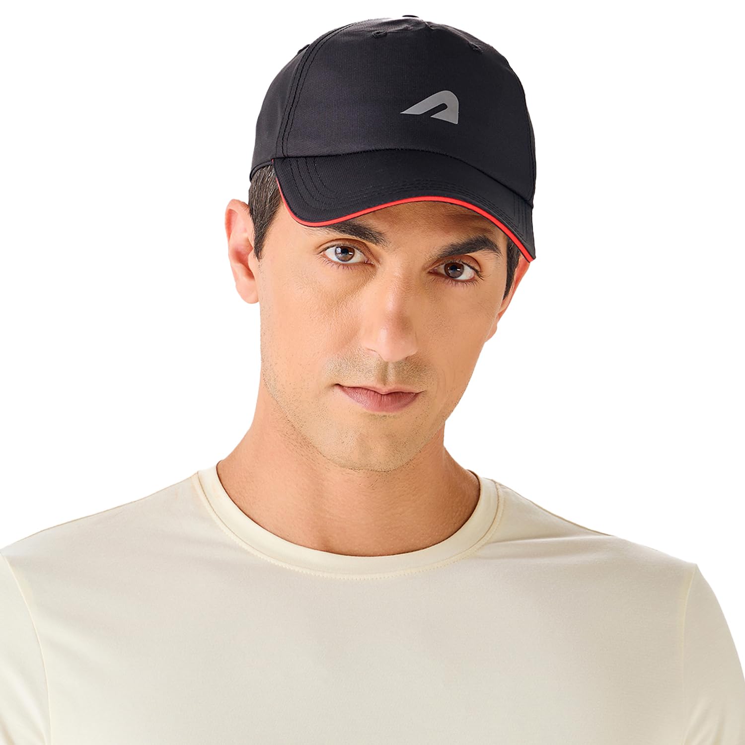 Boldfit Head Caps for Men Unisex Mens Caps with Adjustable Strap in Summer Hat for Man for All Sports Cap for Girls hat Gym Hats for Man Women, Black Red-picture-16