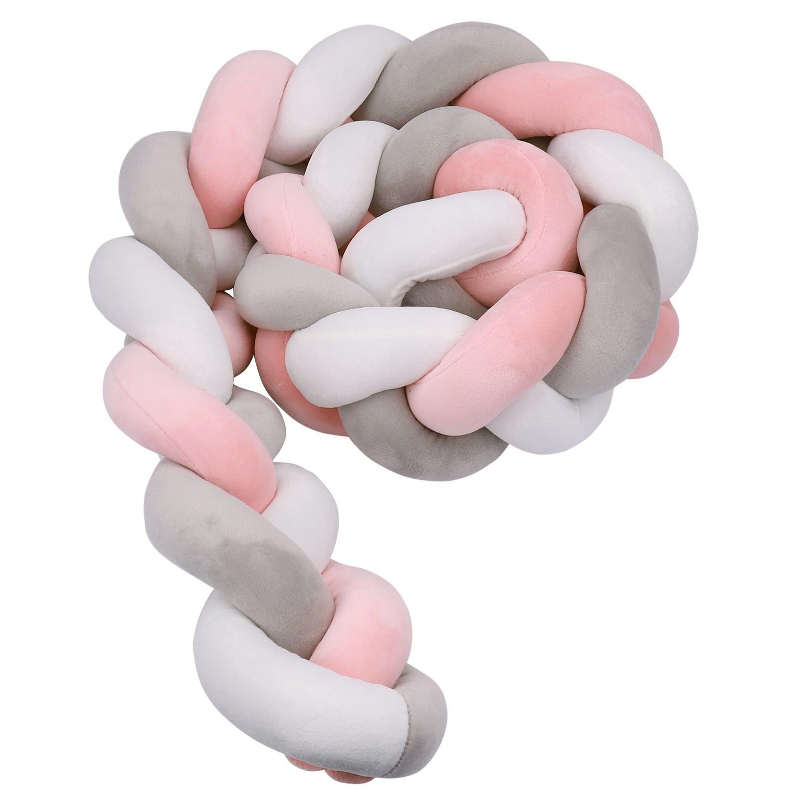 Cuscino Intrecciato Per Chi Dorme Sul Fianco - Morbido E Decorativo - 150 Cm - Foto 3