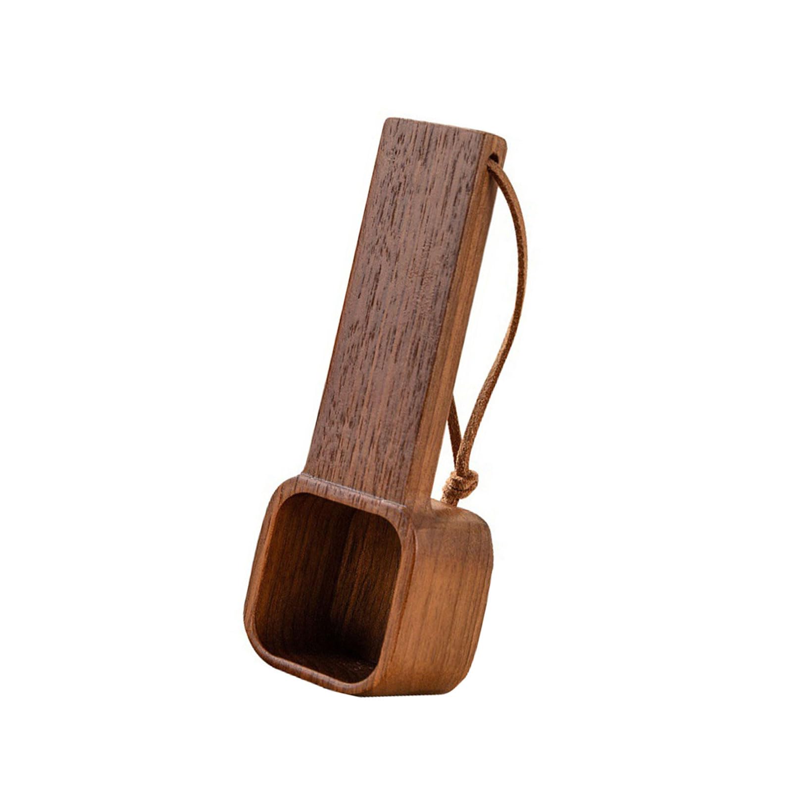 MICFENY Wood Coffee Spoon Tablespoon Kitchen Square Measuring Spoons Sugar Flour Stirrer Measuring Tool Teas Coffee Scoops