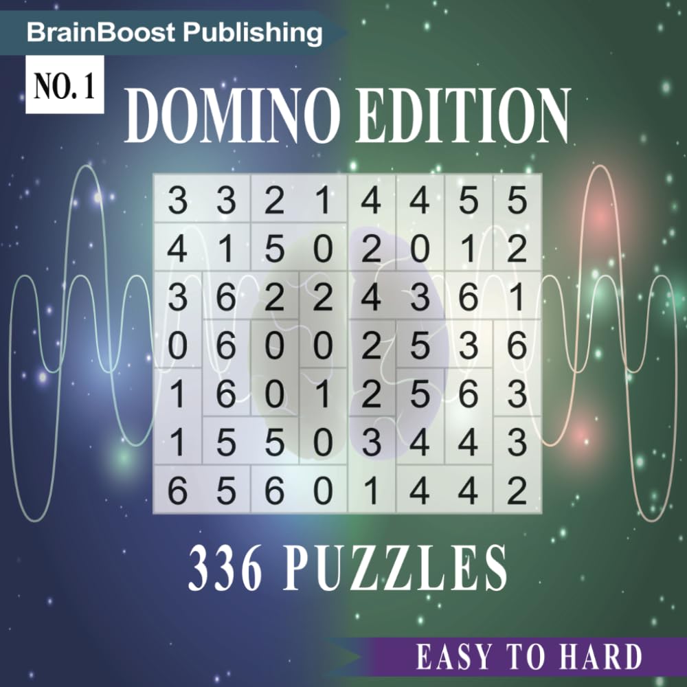 Domino Puzzle Challenge Book: Volume 1: 336 Brain-Boosting Puzzles to Sharpen Your Mind