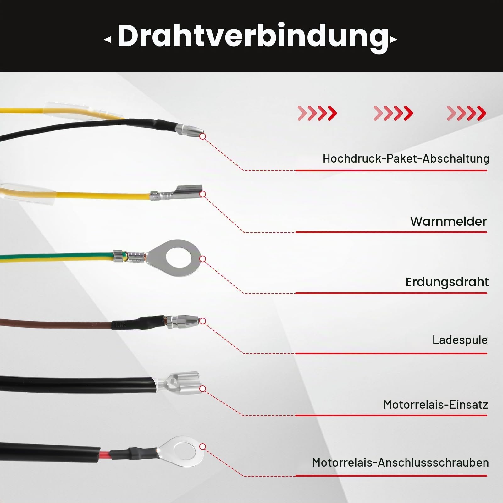 Elektrostarter Kit für Honda GX340/GX390 (bis 2011) – Komplettset mit Anlasser, Schwungrad & Schlüsselschalter – Elektro-Starter Motor, Direkter Ersatz