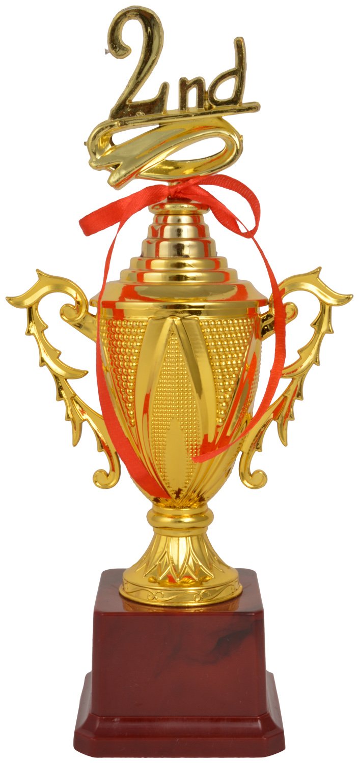 TROPHY JUNCTION Metallic-Fiber K Cup Second, Gold