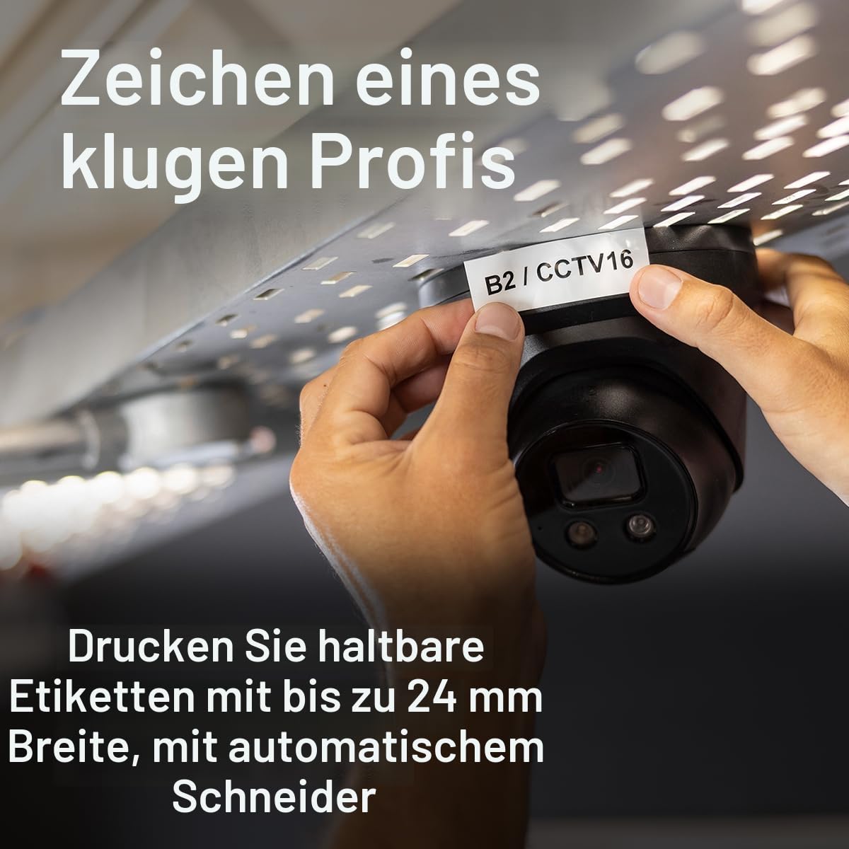 Brother P-Touch Cube Pro PT-E720BT Beschriftungsgerät, 24 mm | Industriell, Elektro- und Netzwerkinstallation, Pro Label Tool App kostenlos