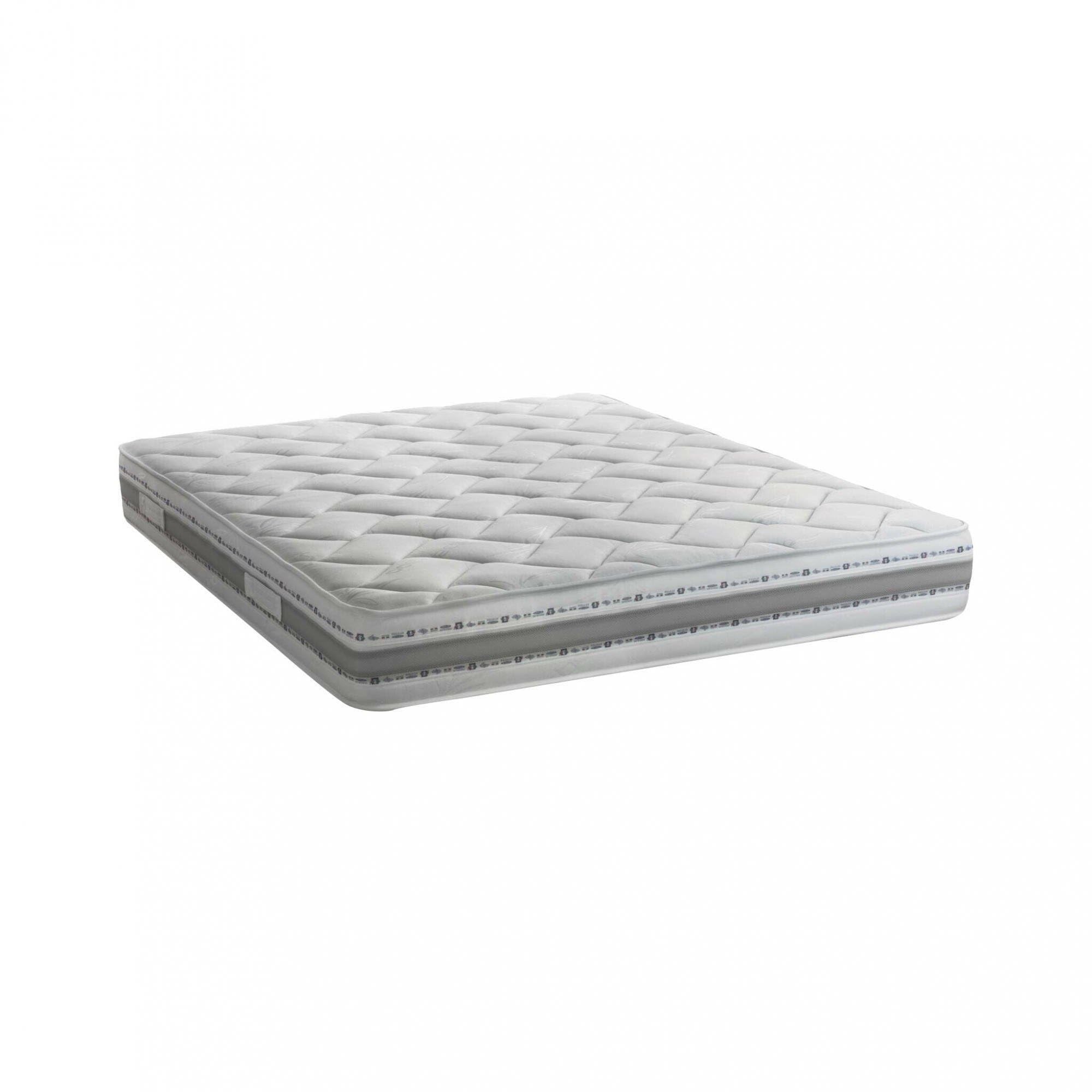 Talamo Italia - Materasso matrimoniale Sveva, Materasso sfoderabile in Memory Foam e Waterfoam, 100% Made in Italy, Anti acaro e Anallergico, Cm 140x200h21