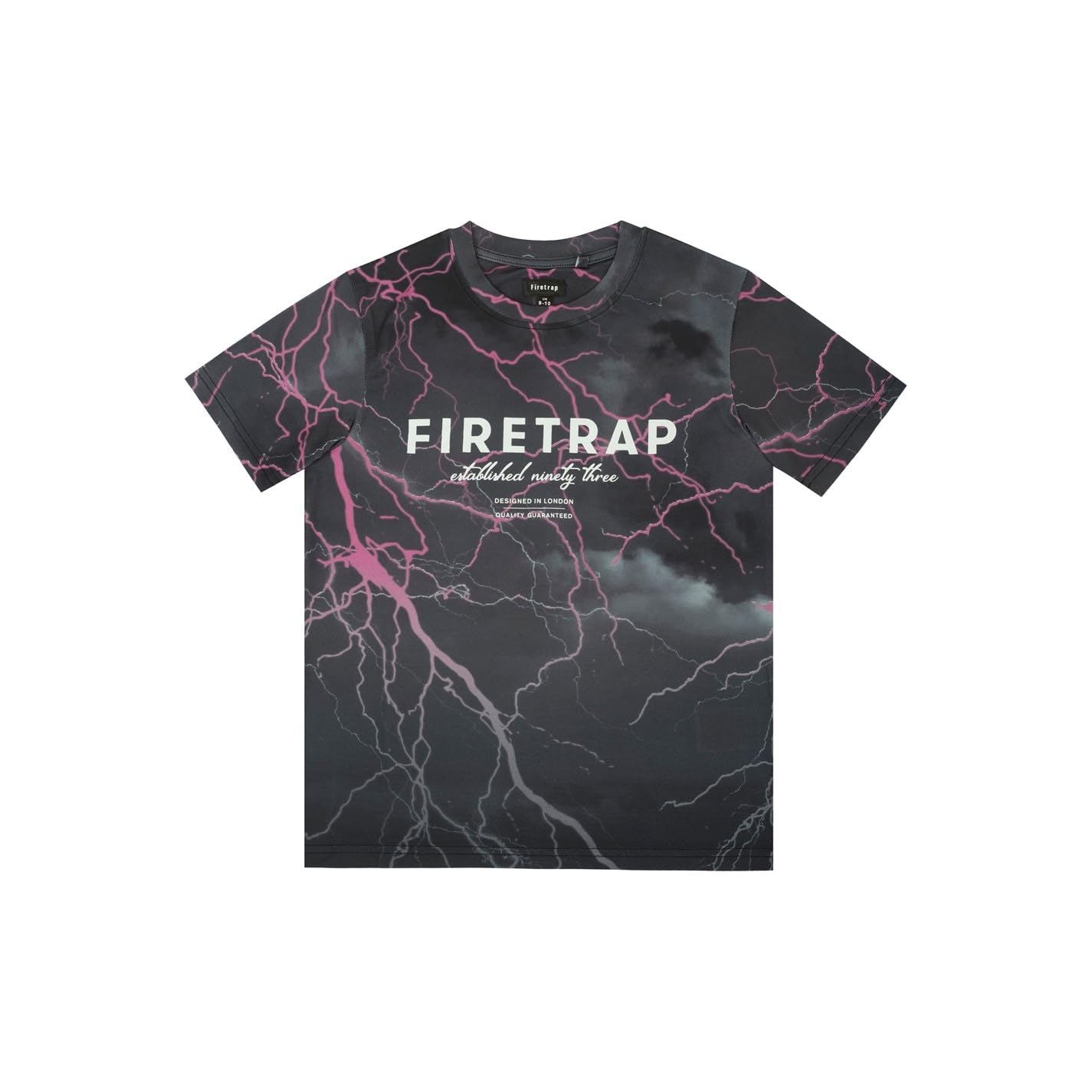Firetrap Boys Pink Light Sub T-Shirt Junior 13 Years