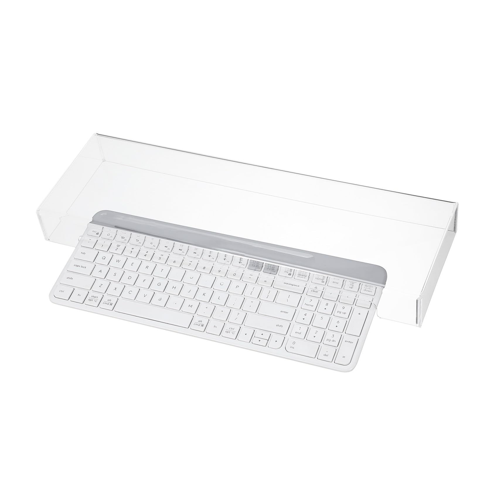 Funda Protectora para Teclado de Acrílico Transparente, Antipolvo