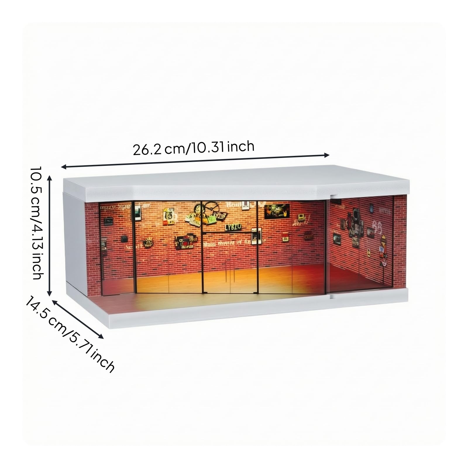 Vitrina con Escena corativa