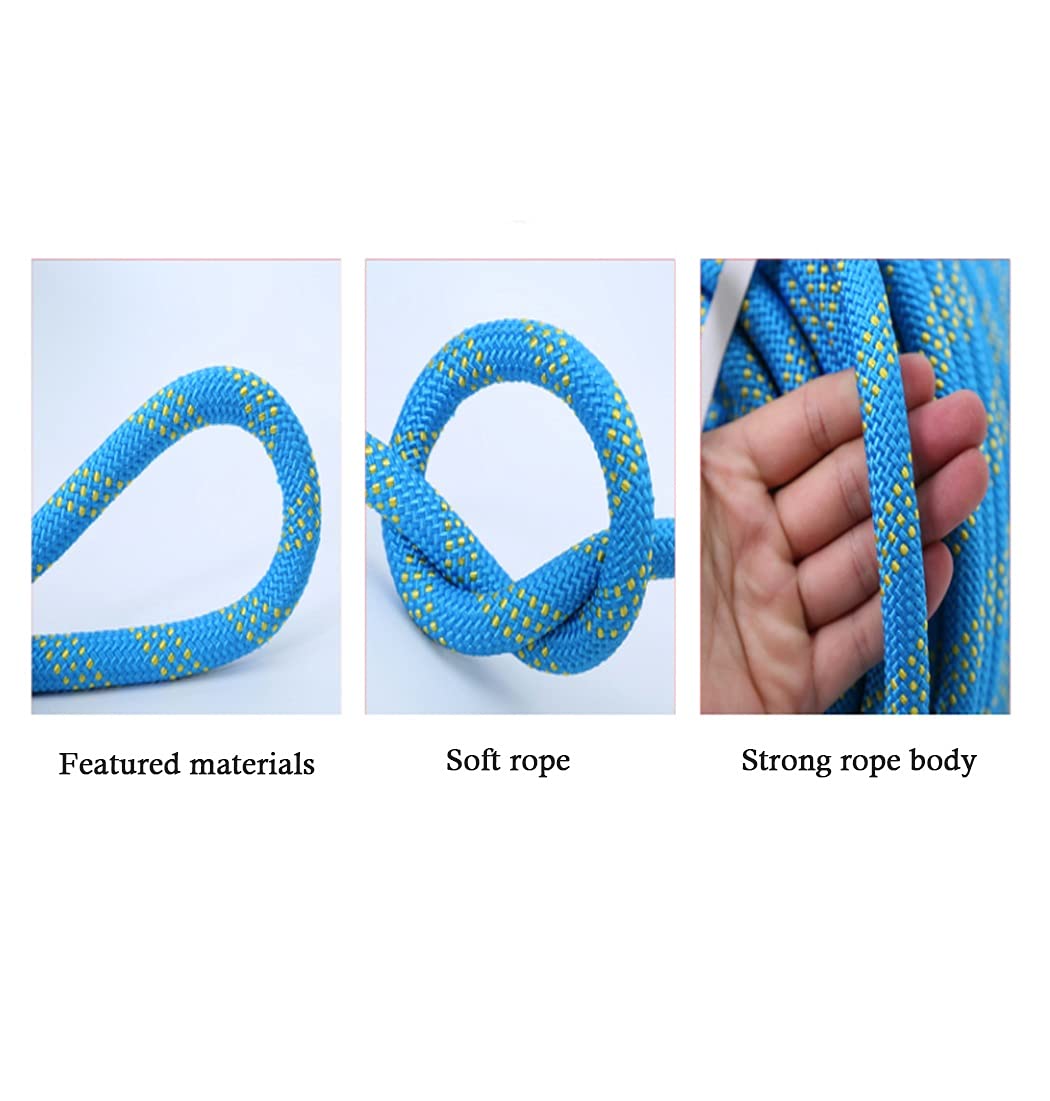 Corde de gréement Premium en Nylon/Polyester - matériel de pêche et de gréement Robuste, Convient également au Camping, au Jardinage et à la Voile - Corde d'ancre Jaune et Corde de balançoir